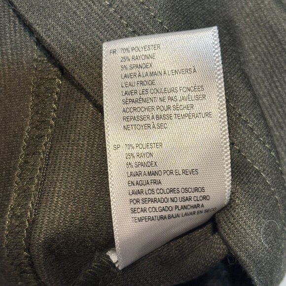 RD Style Heather Green Stretchy Knee-Length Pencil Skirt - Size M - Picture 7 of 7